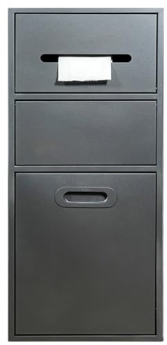 Waterproof Bathroom Storage Shelf, Wall Mounted Niche with Door for Kitchen and Bathroom