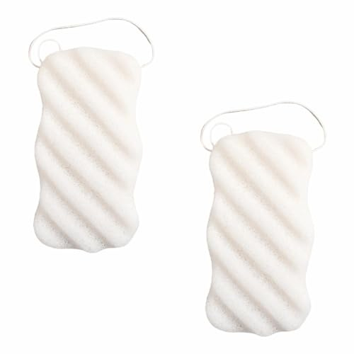 Konjac Natural Bath Sponge, Natural Sponges for Bathing Biodegradable Sensitive & Smooth Exfoliating Kids Bath Sponge Body Sponges for Shower, Accessories Gifts for Women Men