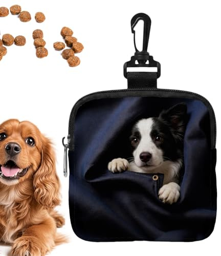 Hundgodispåse Bärbar foderbehållare för valpar | Hundgodispåsar Och Träningsficka för vandring, camping, resor, road trips, utomhusaktiviteter, och park
