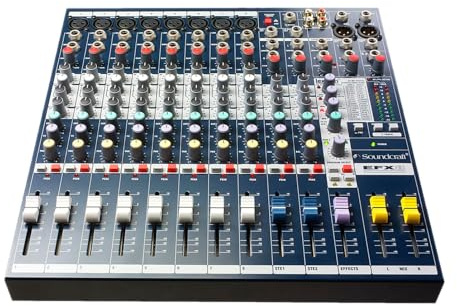 Soundcraft EFX8 högpresterande 8-kanals Lexicon effektmixer