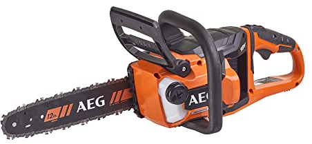 AEG 4935471337 Akku-Kettensäge (18V, Kettenbremse, Avs Seitengriff, Automatisches Schmiersystem, Schwertlänge 30 cm) ACS18B30