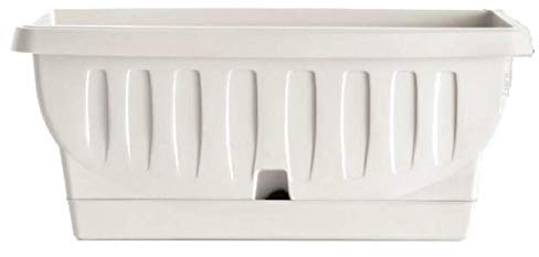 Bama Fioriera, Natura, in Resina, Bianco, 80 cm
