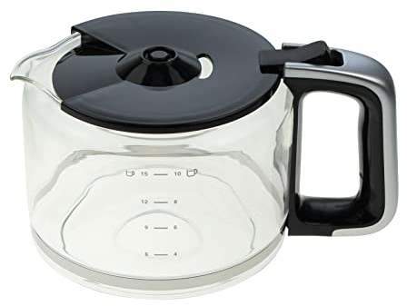 Verseuse en verre compatible avec / pièce de rechange pour machine à café Krups SS-20877 KM6008 Smart'n Light