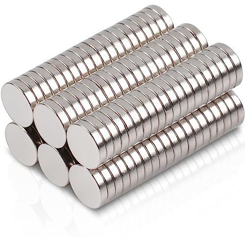 MIN CI Neodym Magnete Kleine 5 x 1mm, 120 Stück Mini Magnete Starke Runde Magnet Flach Magneten für Magnettafel Kühlschrank Magnet Whiteboard Foto Karte Zeitplan Büro