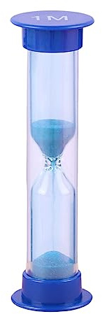 YUSSEQDD Reloj de Arena para 30 s, 1, 2, 3, 5 y 10 Minutos - Temporizador, Adorno de Escritorio para Fiestas y Juguete para educación temprana en la Escuela