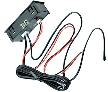 FELTECHELECTR raumthermometer innen Außenthermometer Digital fürs Auto Thermometer im Freien digitales Thermometer Autothermometer Armaturenbrettdekorationen für Autos draussen