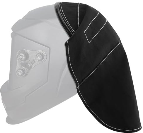 Welding Helmet Cover, Helmet Extended Cover with Press Fit Seal, Full Protection Welding Hood Accessories Welding Head Cover for Most Welding Helmets,Welding Helmet Accessories (Black)
