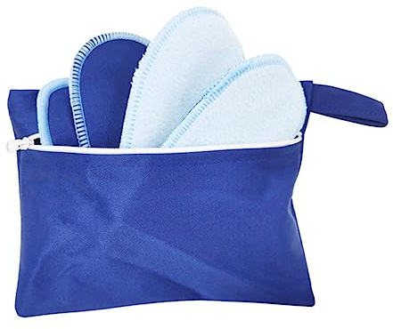 minkissy 8piezas Compresas Femeninas Lavables y Reutilizables De Portátiles y Transpirables Hechas De