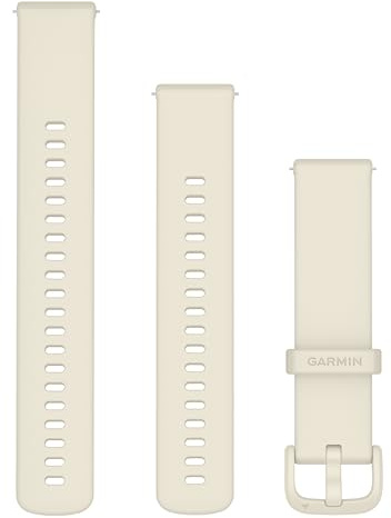 Garmin Original Accessories Vivoactive 6 Compatible Accessory Series, cinturino a sgancio rapido, 0,8 pollici (20 mm), pellicola protettiva in silicone/schermo LCD [prodotti originali giapponesi]