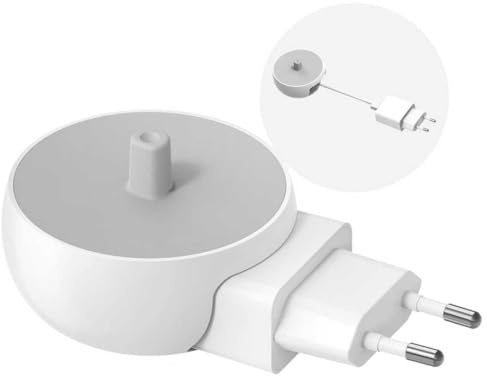 CoolSmile Ladestation Kompatibel mit Oral B Elektrische Zahnbürste, Ladegerät Wandladegerät EU-Steckdose für Braun Oral-B Genius/Pro/Smart/Vitality/Kids/io2/io3/io4/io5/io6 usw