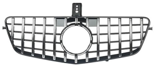 YSQIFBABD Schwarz & Chrom Limousine Grill Für Mercedes Für Benz E Klasse Amg Gt W212 Grille 2009 2010 2012 2013 W212 Stoßstange Grill