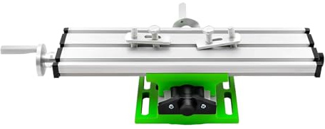 Worktable Cross Milling Machine Multifunction Worktable Drilling Slide Table Cross Milling Working Table 2 Axis Adjustive Cross Slide Table for Bench Drill Stand Adjustment X-Y