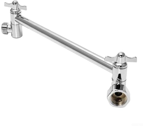 Support de pommeau de douche flexible avec installation facile et jet d'eau réglable (argent)