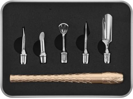 HAPINARY Set Manucure Professionnel Acier Inoxydable Pousse-cuticules et Coupe-ongles Multifonction pour Soins des Ongles à Domicile et Salon Kit Portable Complet