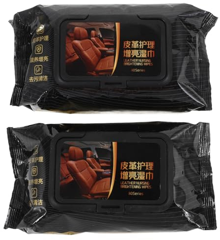 Toyvian Salviette la Pulizia e Manutenzione Non Tessuto Nero 2 Pezzi la Cura della Pelle Compatibilità di Scarpe e Giacche in Pelle