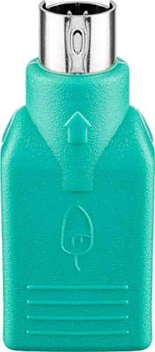 Wentronic USB-Adapter (A-Buchse auf PS2 Stecker), 68919-GB, Grün, 1x
