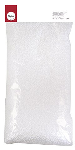 Rayher 3316500 Styropor-Granulat, 3 mm, Beutel 300 g