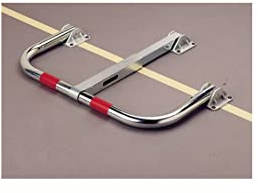 Mottez B307C Barrière de Parking Rabattable Standard, Gris