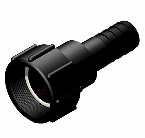 IBC ADAPTER DN50 NPS IG (60mm) auf 1,25 Zoll Schlauchtülle (32mm) mit_Verdrehschutz - für SCHÜTZ USA + Mexico