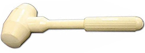 MAZZUOLA MARTELLO IN GOMMA BIANCA LAGOS 1000 GR - MAZZOLA