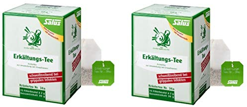 2 x Salus Erkältungs-Tee Nr. 34 a, bio, 15 Filterbeutel à 2g