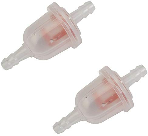 2x FILTRE ESSENCE 5MM A 6MM TONDEUSE TRACTEUR DÉBROUSSAILLEUSE MOTO SCOOTER MOBYLETTE MOTOCULTEUR