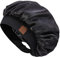 HAT HUT Schlafmütze aus Satin für Damen Herren, Seidenhaube Silk Bonnet Haarhaube, Verstellbares Breites Band, Doppellagig (Schwarz)