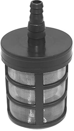 Genikeer Garten-Sedimentfilter, Saugschlauch Filter, Wasserpumpensieb, Selbstansaugendes Rohrfiltergelenk, Wasserpumpe Saugfilter, Wasserfilter Gartenpumpe Edelstahl, Druck-Inline-Wasserfilter