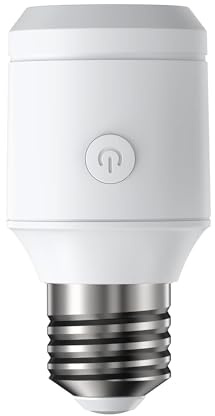 Zoiinet Remote Control Light Bulb Socket, Work with Wireless Light Switch, for Pull Chain Lighting Fixture, E26 E27 Bulbs Base Holder, Programmable, 500W, No Wiring Needed