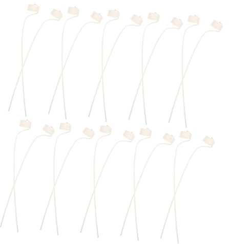 CORHAD Varillas Difusoras De Aromaterapia Curvadas 20 Piezas De Caña Natural Reemplazables para Aceites Esenciales Hogar Dormitorio Baño Oficina