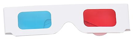 Angoily 10 Stück Packung 3D Papierbrillen Leichte 3D-filmbrille Für Kino Zuhause Tragbar Und Wiederverwendbar