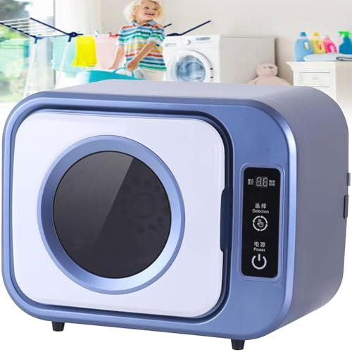 YXYLJOZ Sèche-Linge À Tumble De Condenseur Portable - Petit Sèche-Linge - 4,5 L Mini Sèche-Linge - Sèche-Linge À Ventilation - Séchoir