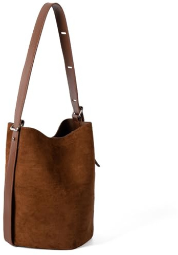 Stilvolle Umhängetasche für Damen, große Kapazität, Slouchy Bag Retro Bucket Handtasche Satchel Unterarmbörse für den täglichen Gebrauch Damenhandtasche