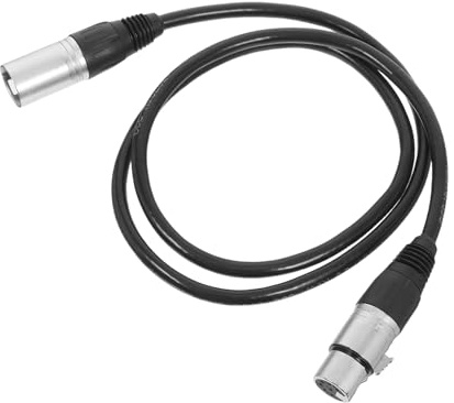Vaguelly 1m Professional Audio Cable Balanced Microphone Cord Xlr Male to Female Cable for Mixer Amplifier Speaker System Stage Mic Studio Mic Wire