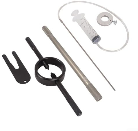 Kit di attrezzi per manutenzione forcella moto con compressore a molla forcella strumento ammortizzatore asta spurgo strumento e strumento livello olio compatibile con la maggior parte delle cartucce