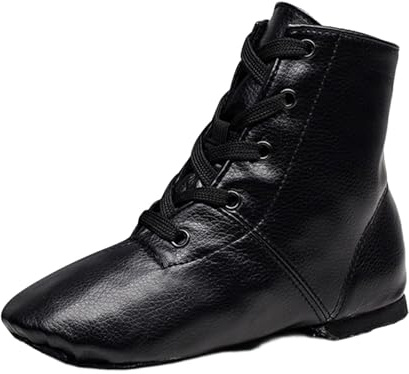 Damen Jazzschuh Ballettschuhe Gymnastikschuhe, Mädchen Moderne Leder Jazz Dance Schuhe, Tanzstiefel Ballettschläppchen Ballerinas Tanzschuhe Gymnastikschläppchen