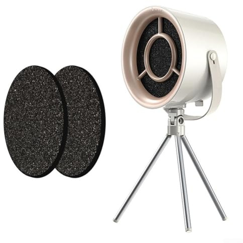 Gdfnmogo Ventila - Ventilador con extractor de plástico compacto, parrilla de mesa caliente, barbacoa reemplazable de 3 velocidades, campana compacta para exteriores (2)