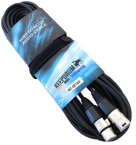 Keepdrum MC-001XX Câble micro XLR mâle/1 XLR femelle 15 m