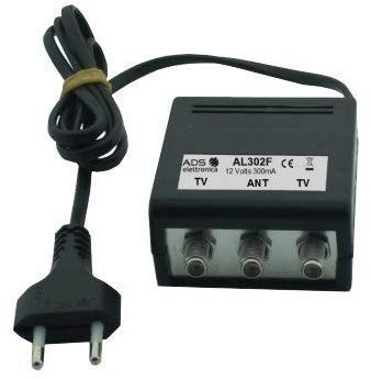 Alimentatore retro TV SW stabilizzato con uscita in DC (12 V - 300 mA) e negativo a massa.