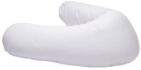 Pikolin Home - Almohada de Embarazada para Dormir de Lado, Cojín Lactancia, En forma de C - Adecuada para Maternidad y Lactancia - Certificado OEKO-TEX y Funda de Algodón Antiácaros