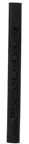 SG Educational F112602 Faber Castell Pitt Holzkohle-Stick, Schwarz, weich, 12 Stück