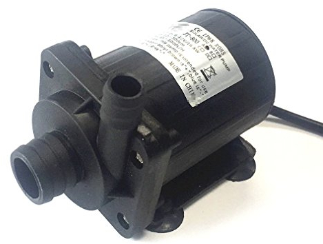 Qiorange DC 12V Micro Bürstenlos Magnetpumpe Aquarium Pumpe Wasserpumpe Förderpumpe Teichpumpe Flüssigkeitspumpe 450L/H -1000L/H (1000L/H)