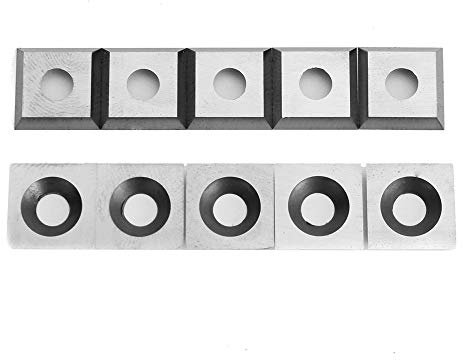 RanDal 10Pcs 11Mm Square Carbide Insert Cutter 4-Edge For Woodworking Turning Tools