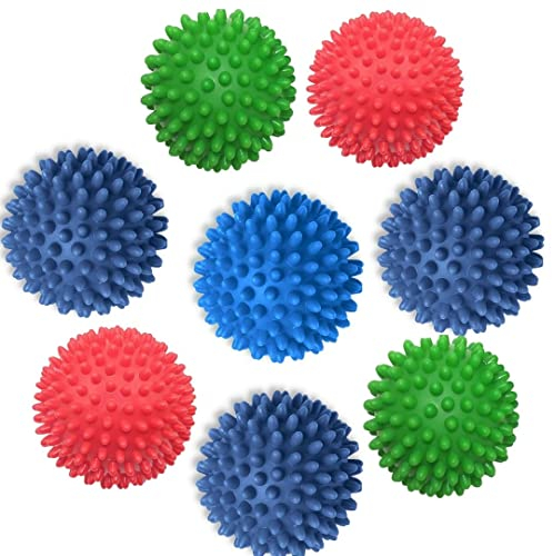 Blissify Dryer Balls (Pack of 8) – Laundry Balls for Tumble Dryer - Reusable Laundry Balls for Washing Machine - Tumble Dryer Ball for Quick Drying Time - Home Laundry Dryer Balls