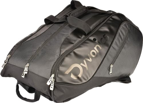 Dyvonics Padel Tasche 70L – XL Rucksack & Sporttasche mit 7 Fächern inkl. belüftetem Schuhfach, Zwei Thermofächern & Raincover – viel Platz für Schläger, Kleidung & Zubehör