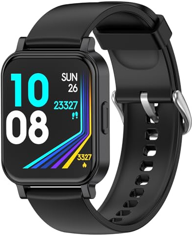Fitness Tracker with Blood Oxygen, Heart Rate Monitor, Steps Counter | IP68 Waterproof Fitness Tracker, Calories Tracker, Heart Rate and Blood Oxygen Monitor, Sleep Monitor, Stopwatch