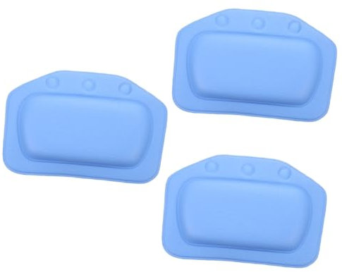 Housoutil 3st Badezimmerkissen Nackenstützkissen Klein PVC Badekissen