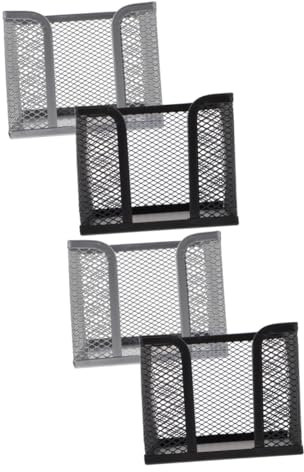 TEHAUX 4stücke Notizblockhalter Für Schreibtisch Eleganter Zettelbox Organizer Aus Hochwertigem Material Kompakt Und Tragbar Für Büro Und Schule