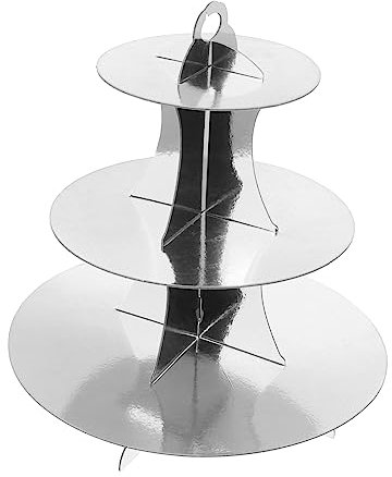 LIFKOME Espositore Per Dolci Strati Alzatina Per e Cupcake Per Compleanni e Matrimoni Design Rimovibile Snack e Appetizers