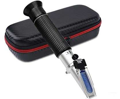 Digitales Brix-Refraktometer, Hydrometer, 0-80 Alkoholrefraktometer-Konzentrationsdetektor von Alkohol Alkohol 0-80% v/v Langlebig und einfach zu verwenden